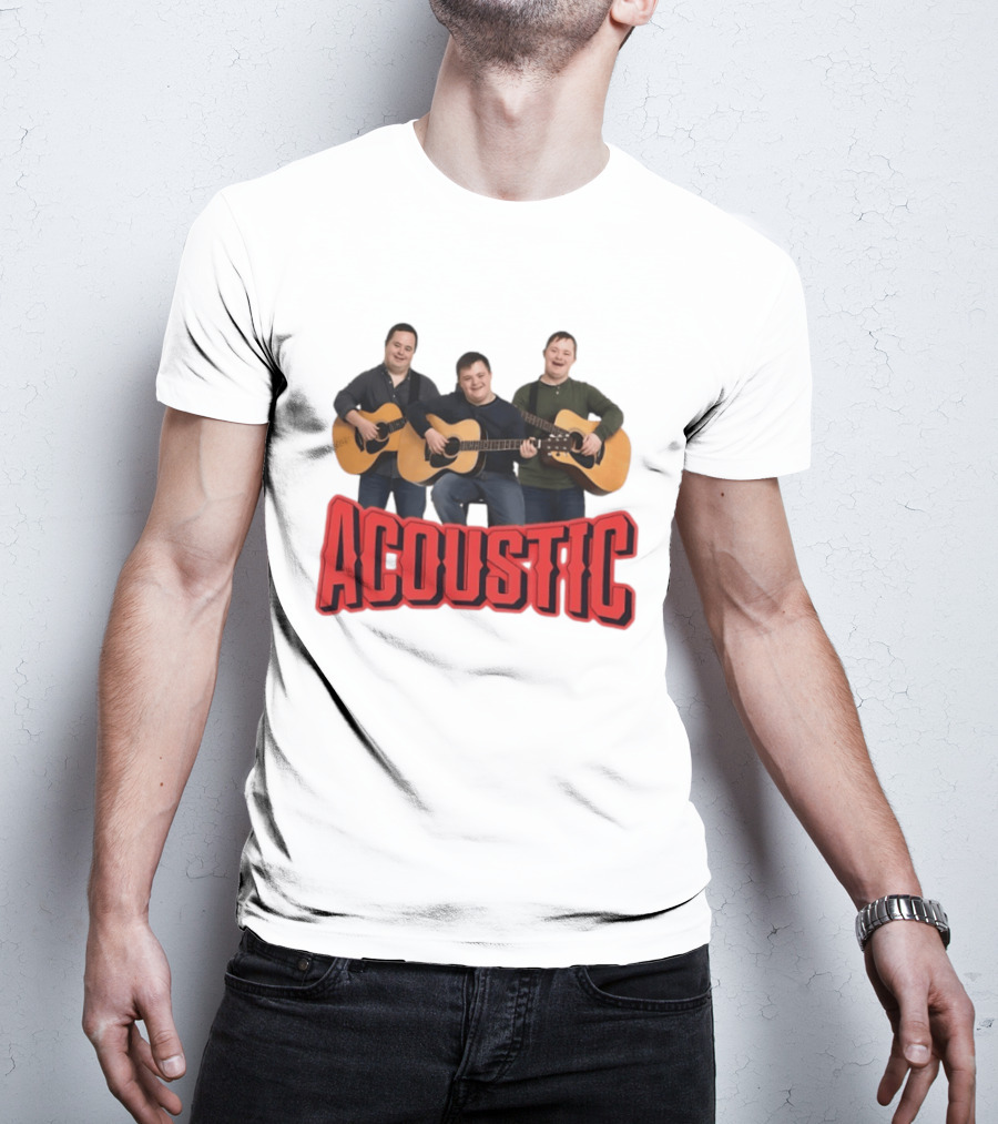 Acoustic Guitar Players Trio Musicians Band T-Shirt