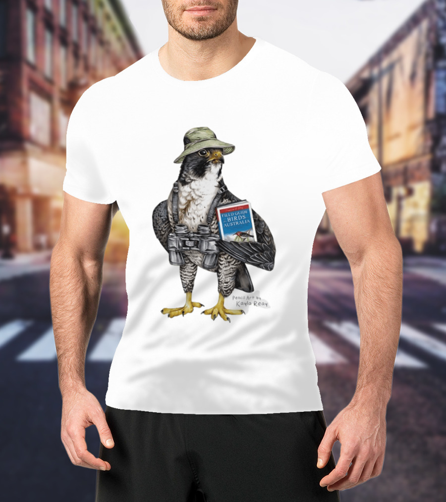 Brenda The Bird Er Field Guide To The Birds Of Australia Pencil Art By Kayla Reay T-Shirt