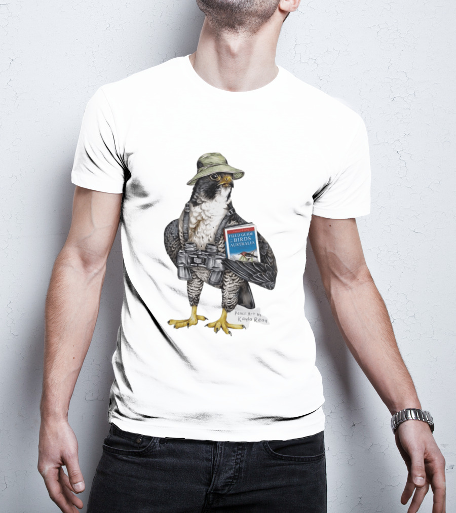Brenda The Bird Er Field Guide To The Birds Of Australia Pencil Art By Kayla Reay T-Shirt
