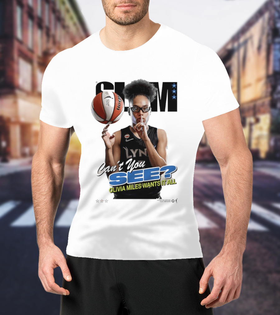 Minnesota Lynx SLAM Olivia Miles Wants It All Can't You See Basketball T-Shirt
