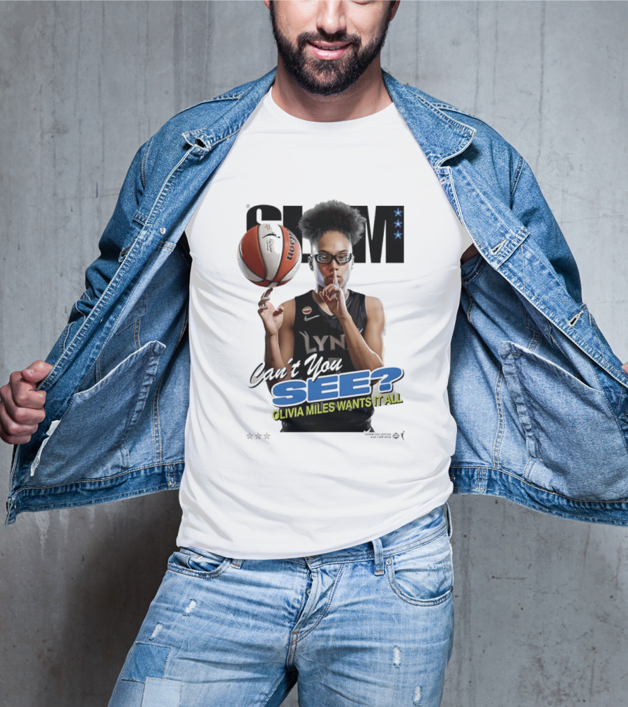 Minnesota Lynx SLAM Olivia Miles Wants It All Can't You See Basketball T-Shirt