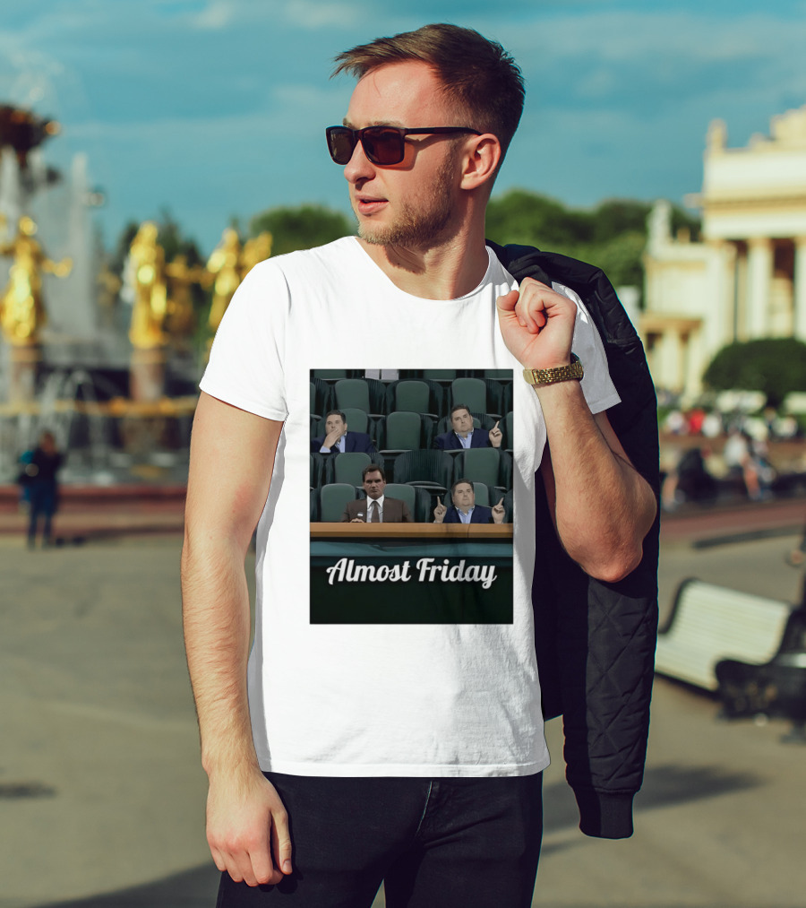 Roger Federer Brian Windhorst Tennis Stands Memes Almost Friday T-Shirt