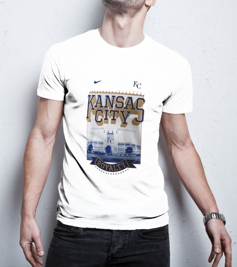 Kansas City Royals Stadium Royalty KC Nike T-Shirt