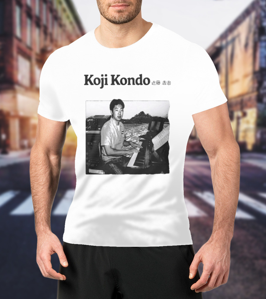Koji Kondo I Can Hear Music Piano Masters T-Shirt