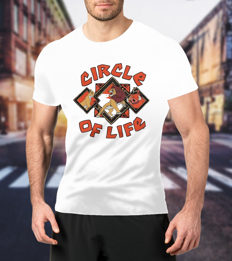 Circle Of Life Lion King Diamond Frames Disney T-Shirt