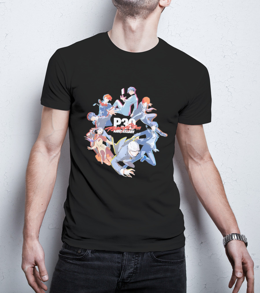 Persona 30th Anniversary P30 Atlus JRPG Collection T-Shirt