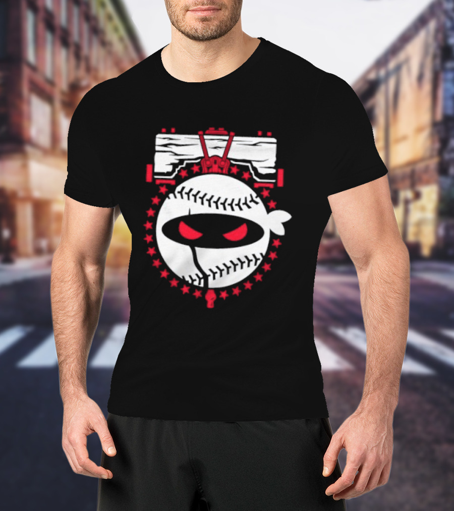 Ninja Baseball All Star With Pitching 26 Roto Wear T-Shirt