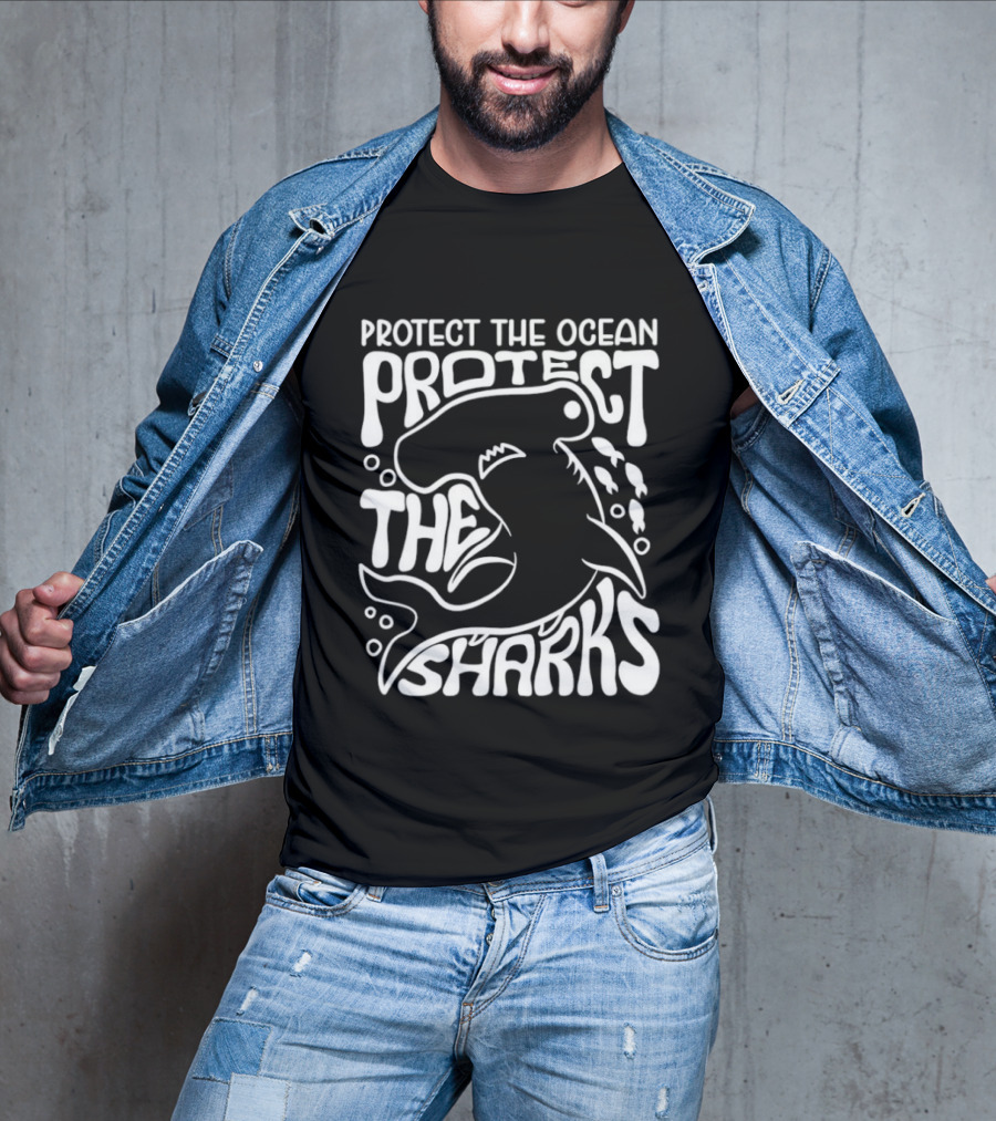Protect The Ocean Protect The Sharks Hammerhead Shark Advocacy T-Shirt