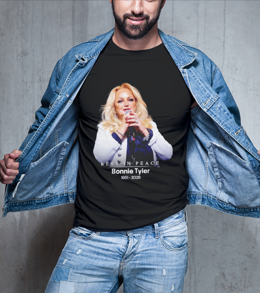 Rest In Peace Bonnie Tyler 1951 2026 T-Shirt
