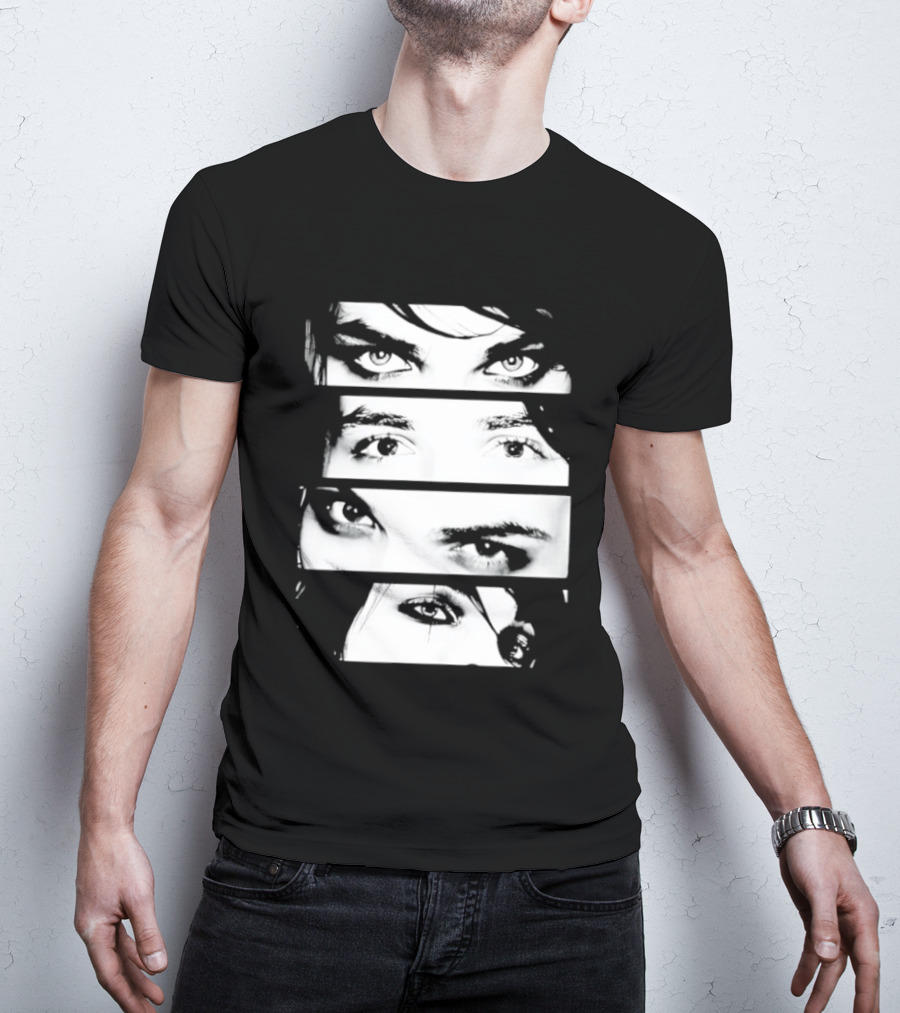 Gerard Way Eyes My Chemical Romance Emo Band Fan T-Shirt
