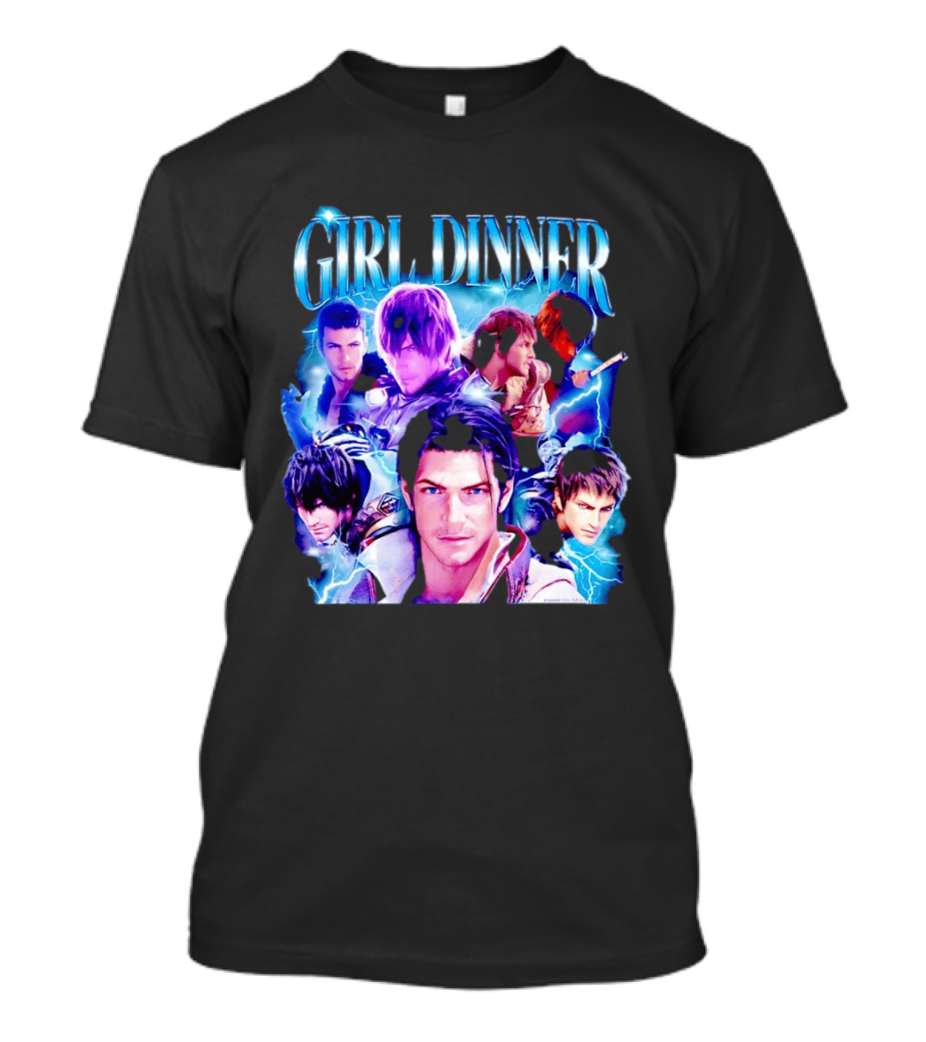 Girl Dinner Final Fantasy Characters Square Enix T-Shirt
