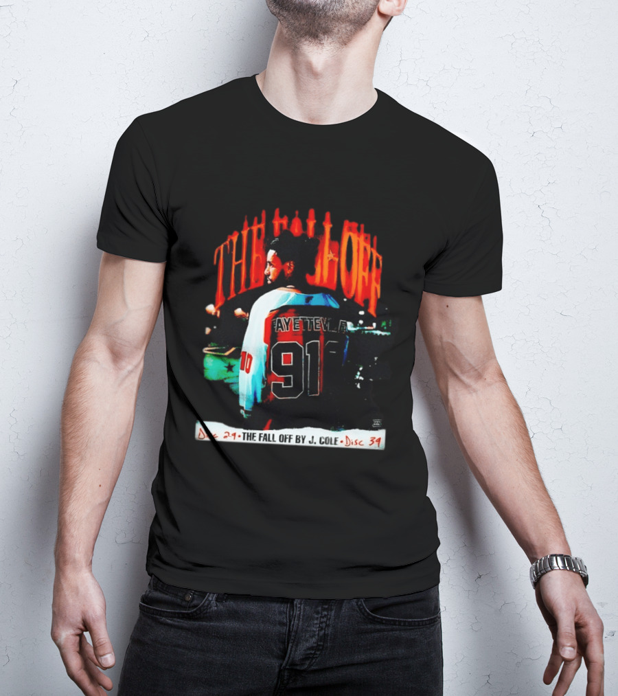 J Cole The Fall Off Fayetteville 910 Disc 29 Disc 34 T-Shirt