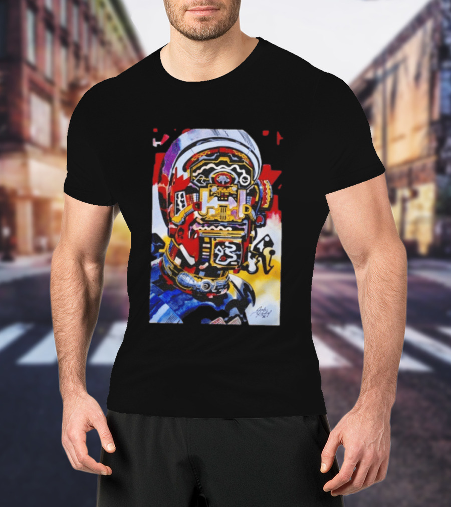 Jack Kirby Galactic Sci Fi Robot T-Shirt