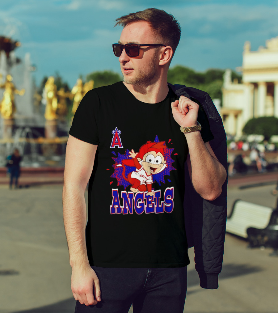 Los Angeles Angels Rally Monkey Baseball MLB Team Fans T-Shirt