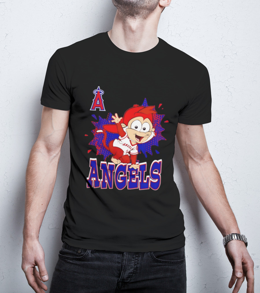 Los Angeles Angels Rally Monkey Baseball MLB Team Fans T-Shirt