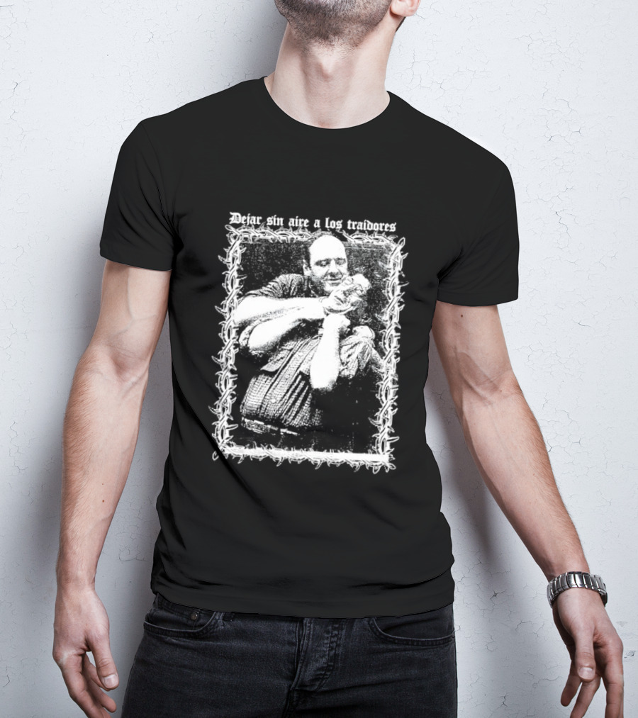 James Gandolfini Dejar Sin Aire A Los Traidores Mafia Power Cinematic T-Shirt