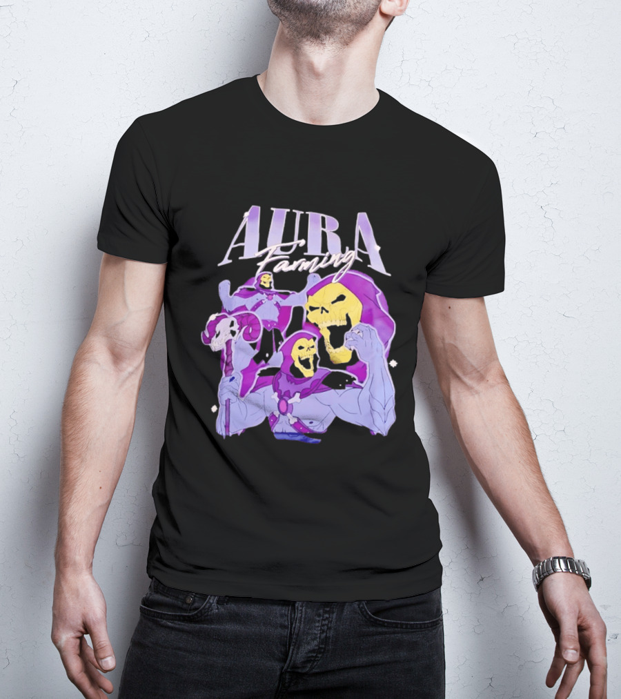 Aura Farming Skeletor Masters Of The Universe T-Shirt
