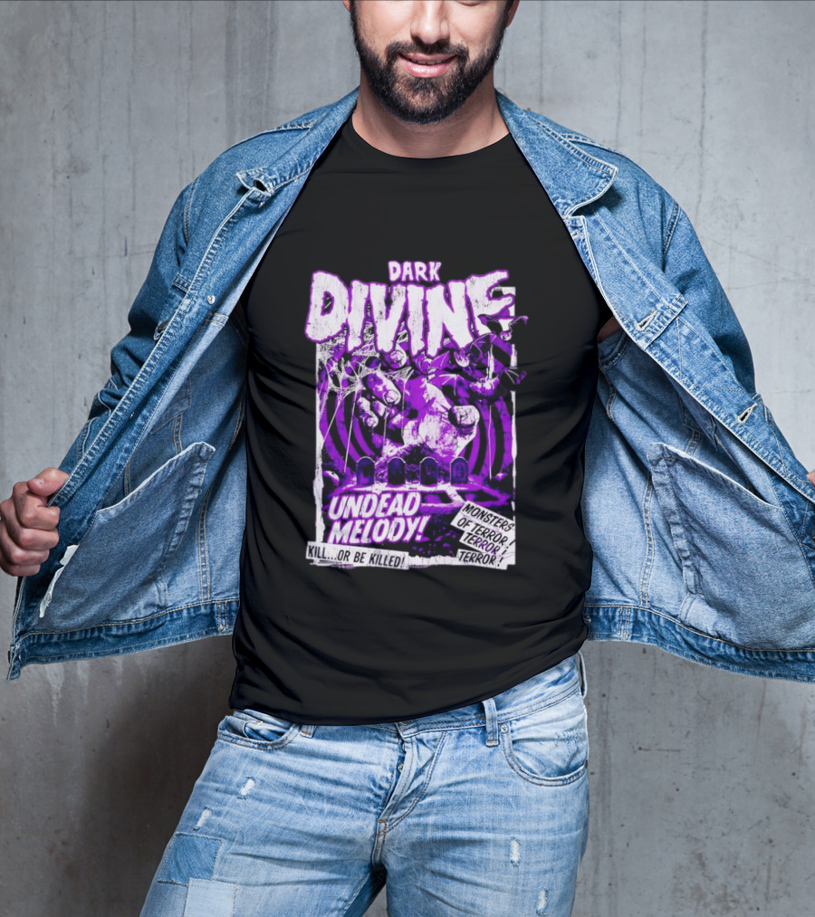 Dark Divine Undead Melody Monsters Of Terror Horror T-Shirt