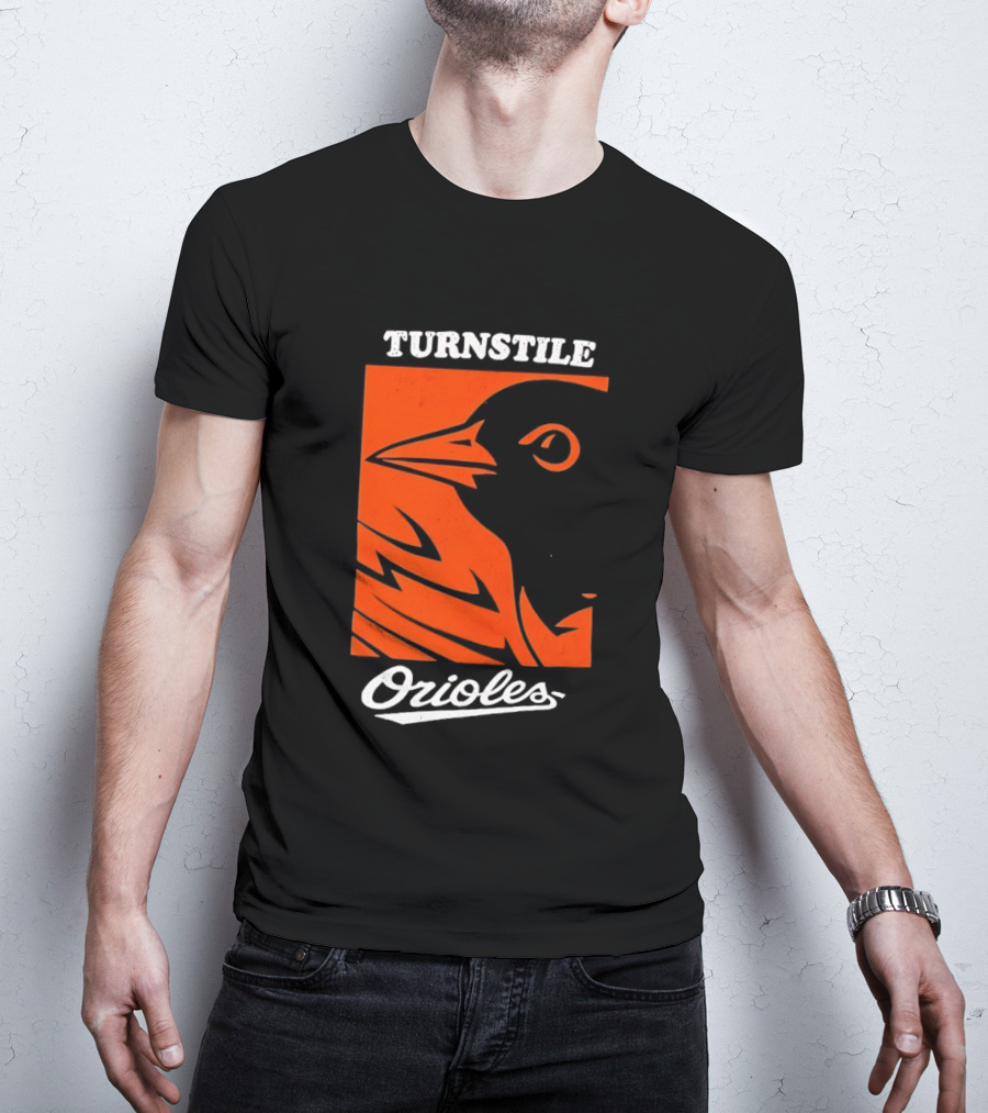 Turnstile Orioles Bird Orange T-Shirt