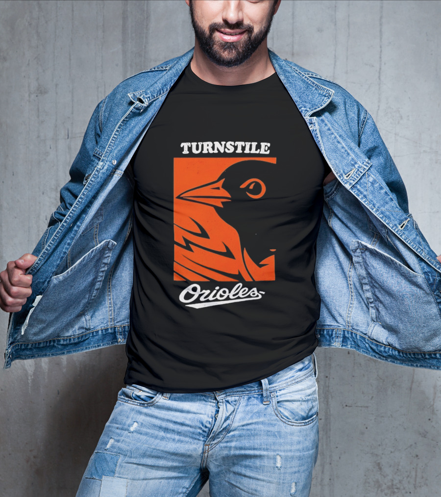 Turnstile Orioles Bird Orange T-Shirt