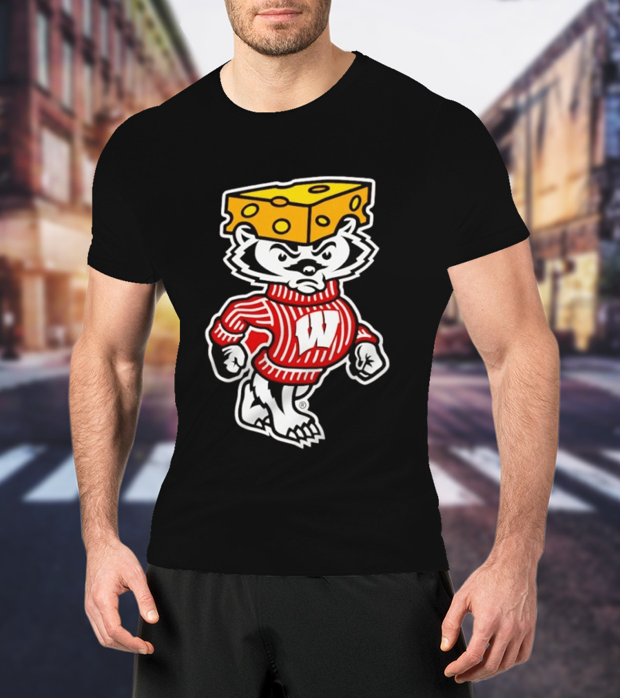Wisconsin Badgers Bucky Cheesehead Lambeau Field 2026 T-Shirt