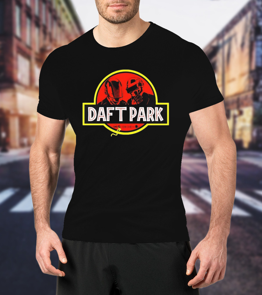 Daft Park Daft Punk Meets Jurassic Park Mashup T-Shirt