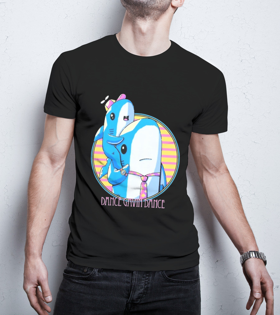 Dance Gavin Dance Shark Dad Cute Cartoon Marine Life Duo T-Shirt