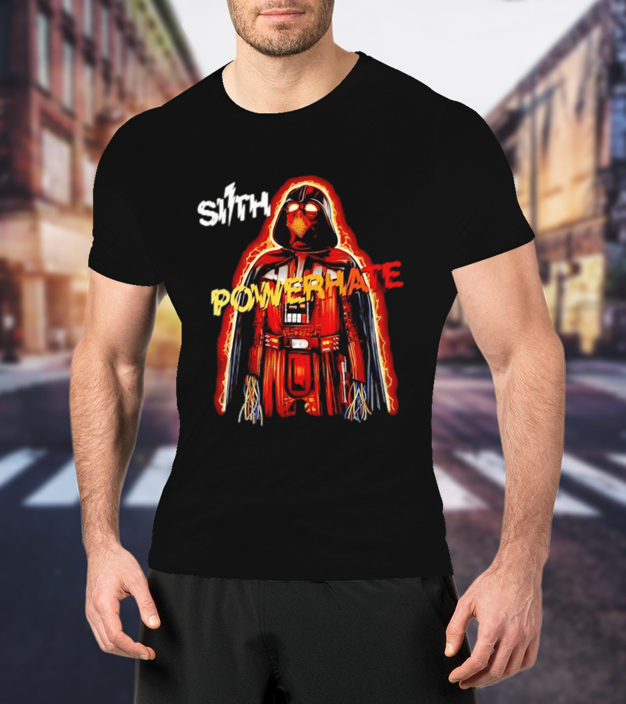 Sith Powerhate Darth Vader Lightning T-Shirt