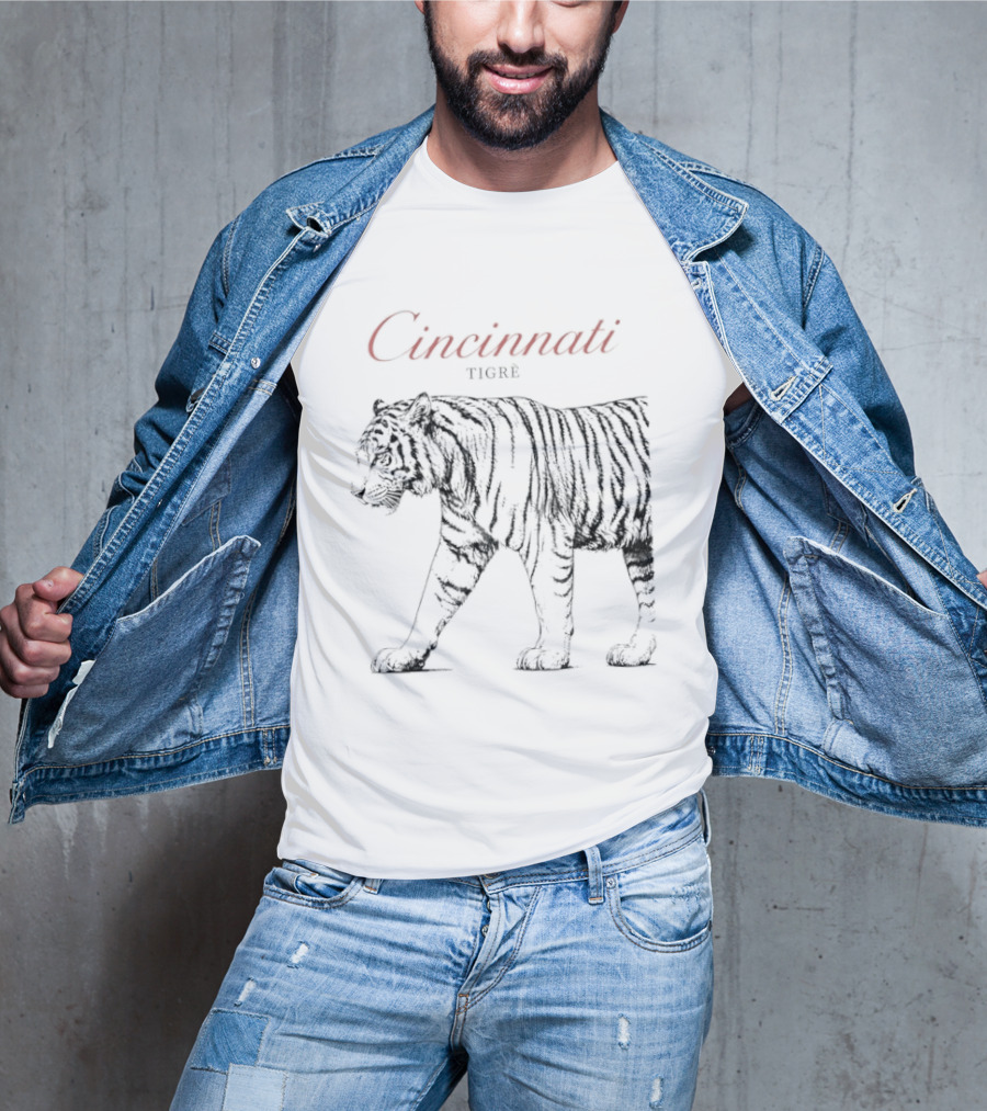 Cincinnati Tigre Cincinnati Bengals Football T-Shirt
