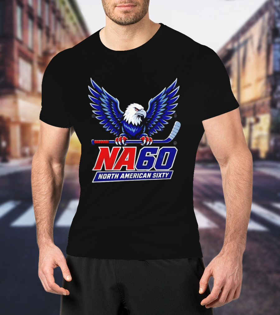 NA 60 North American Sixty Eagle Hockey T-Shirt