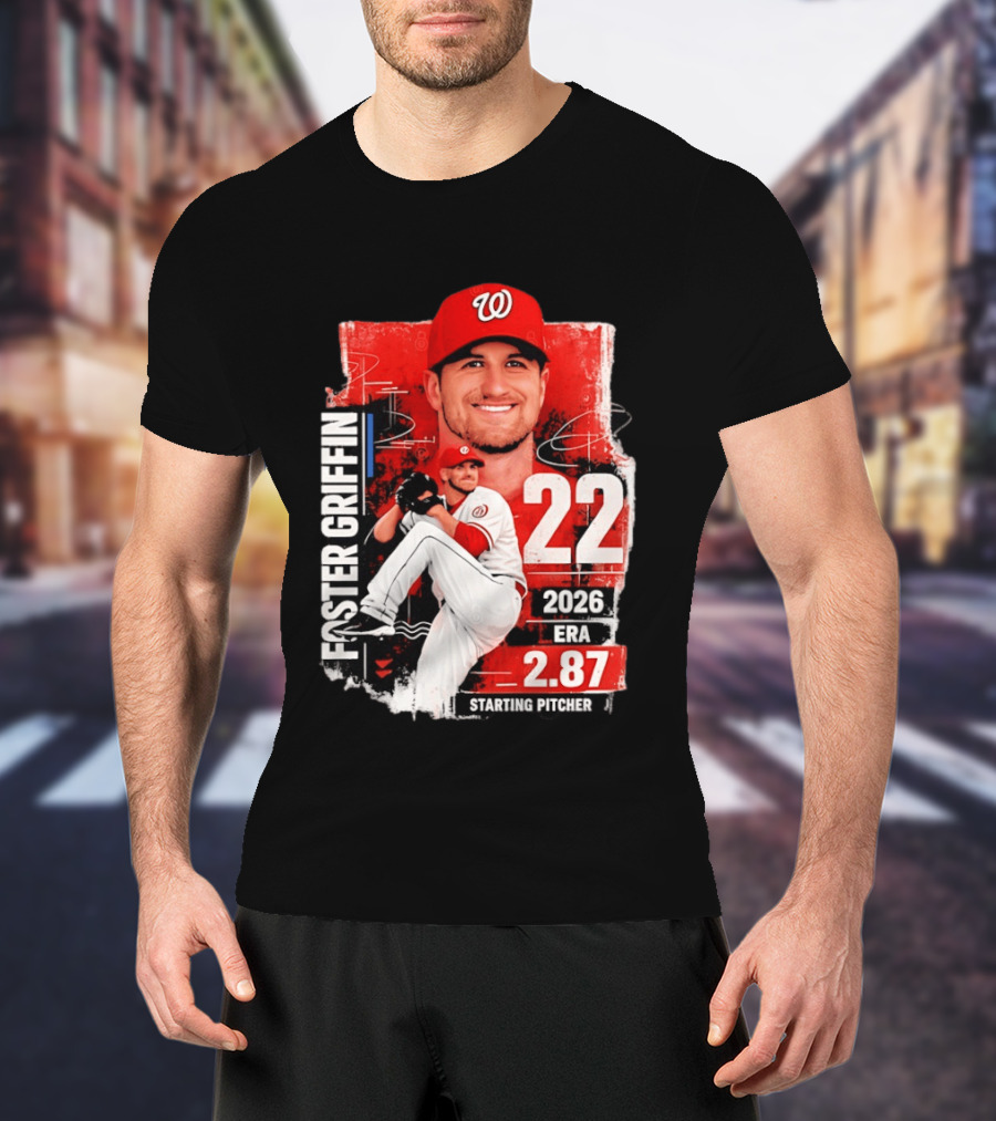 Foster Griffin 2026 ERA 2.87 Starting Pitcher 22 T-Shirt
