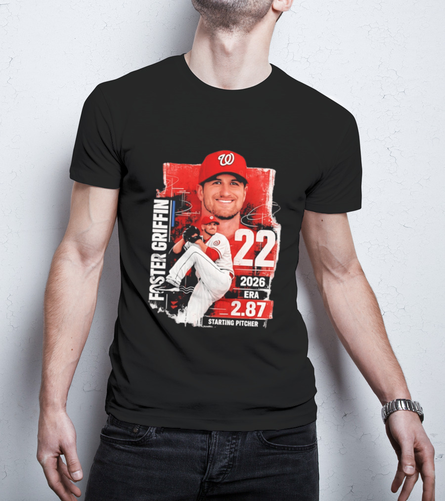 Foster Griffin 2026 ERA 2.87 Starting Pitcher 22 T-Shirt