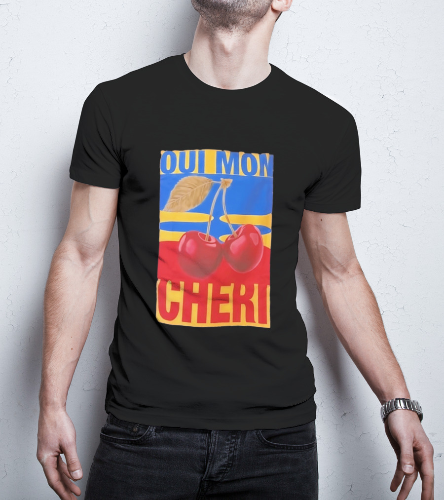 Oui Mon Cheri Cherry French Fruit T-Shirt
