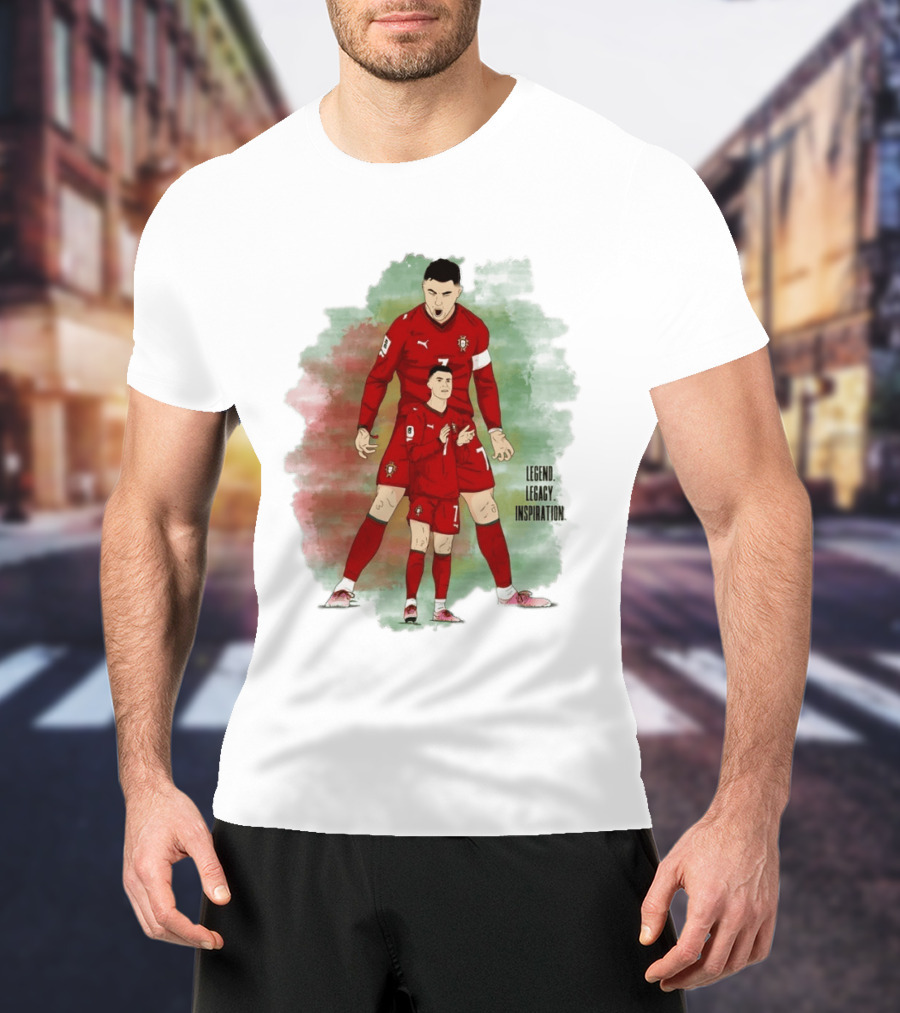 Portugal Cristiano Ronaldo 7 Legend Legacy T-Shirt