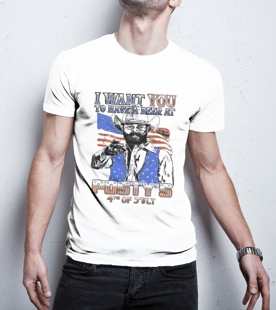 I Want You To Have A Beer At Posty Co 4th Of July T-Shirt