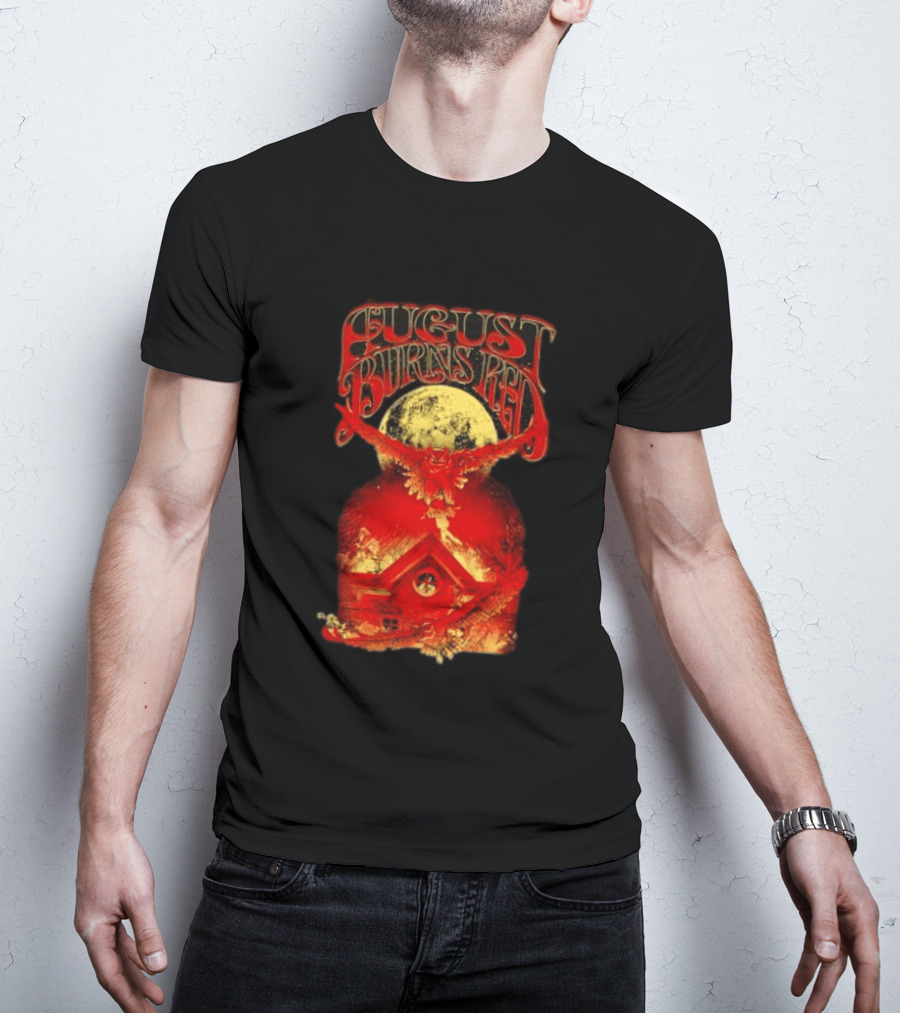 August Burns Red Owl Moon Metalcore Band Rustic Redhouse Scene T-Shirt