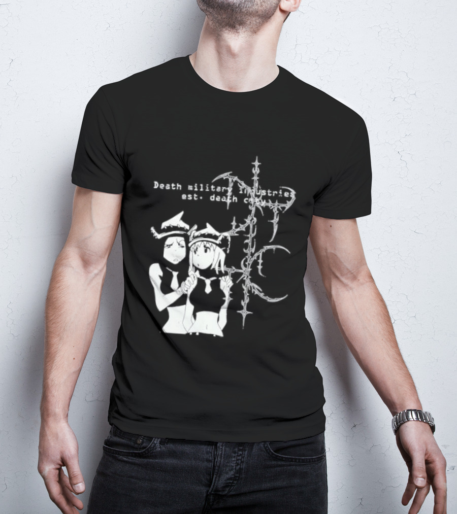 Death Military Industries Est Death City Anime Manga Cross T-Shirt