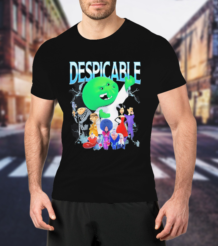 Despicable Me Featuring Gru Green Villain Group Villains T-Shirt