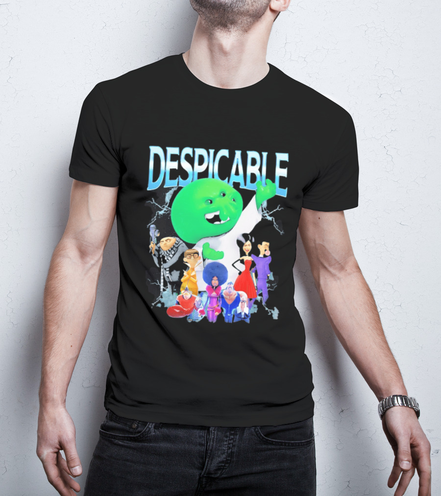 Despicable Me Featuring Gru Green Villain Group Villains T-Shirt