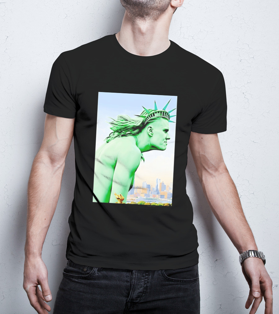 Erling Haaland Liberty Statue Meme T-Shirt