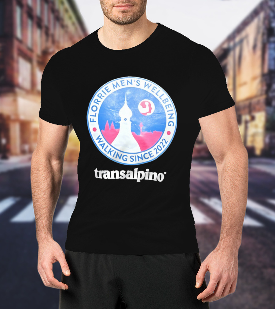 Florrie Men's Wellbeing Walking Since 2022 Transalpino T-Shirt