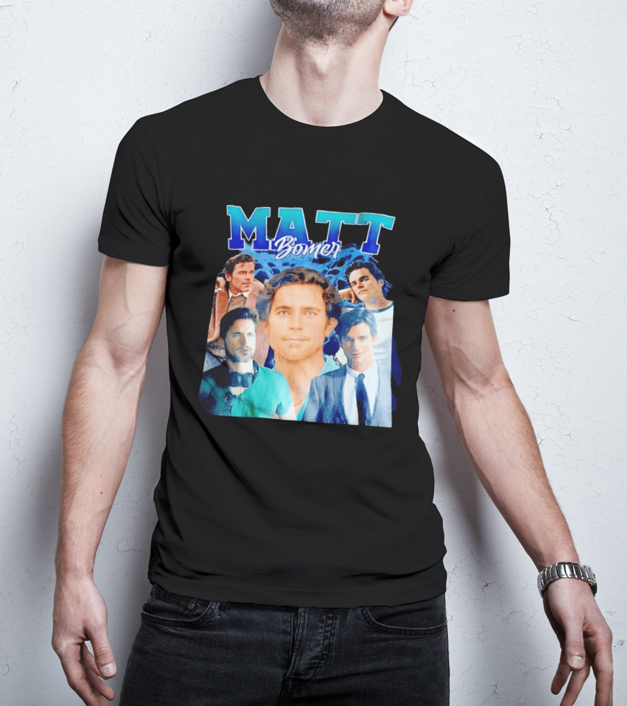 Matt Bomer Collage Actor Celebrity T-Shirt