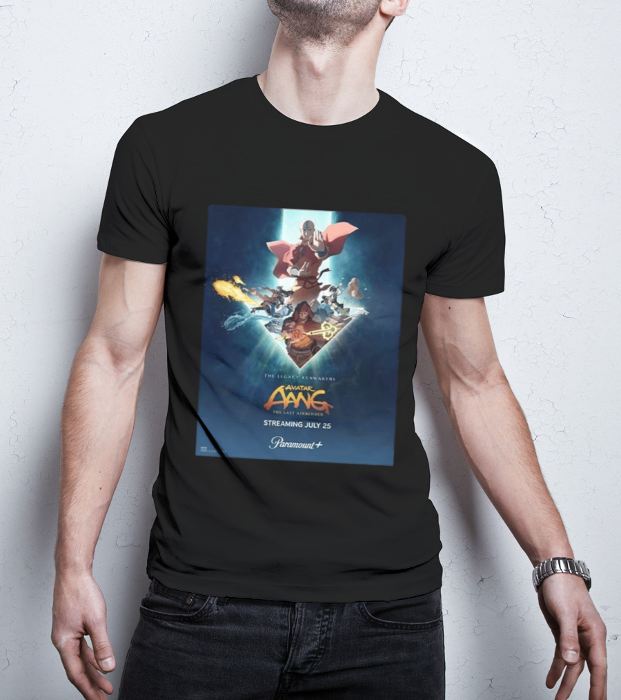 Avatar Aang The Last Airbender The Legacy Reawakens Streaming July 25 Paramount Plus T-Shirt
