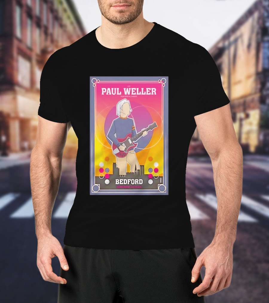 Paul Weller Live Plus Special Guests Bedford River Festival Summer Sessions 2023 T-Shirt