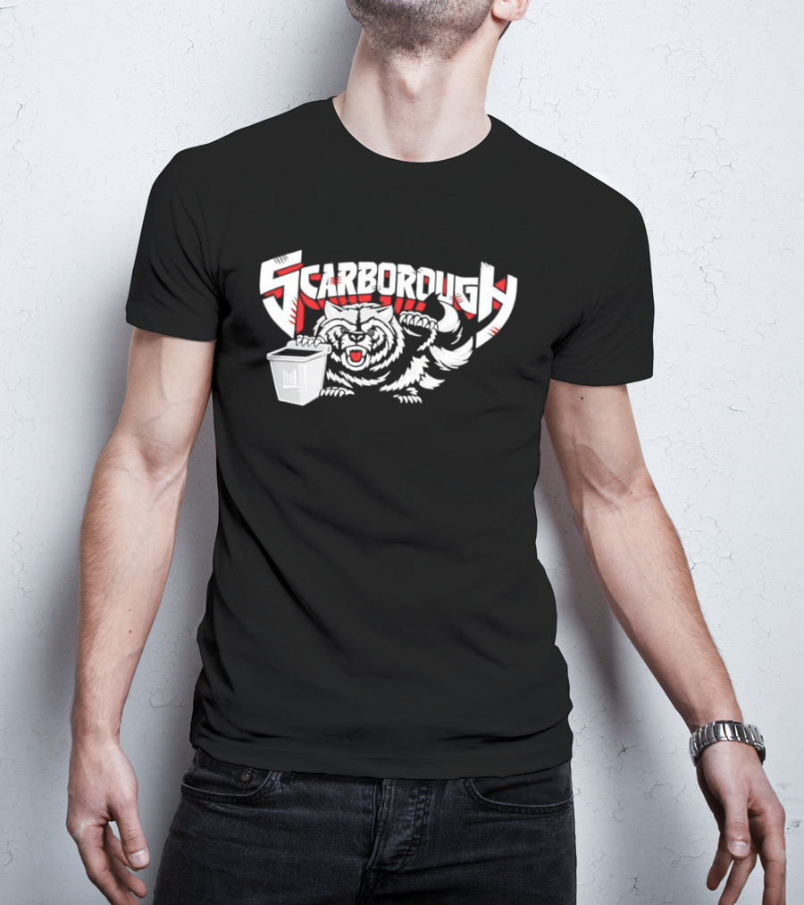 Scarborough Raccoon Trash Can Funny Wild Animal T-Shirt