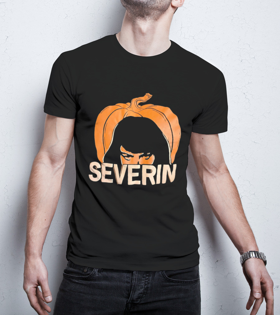 Severin Pumpkin Halloween Horror Mask T-Shirt
