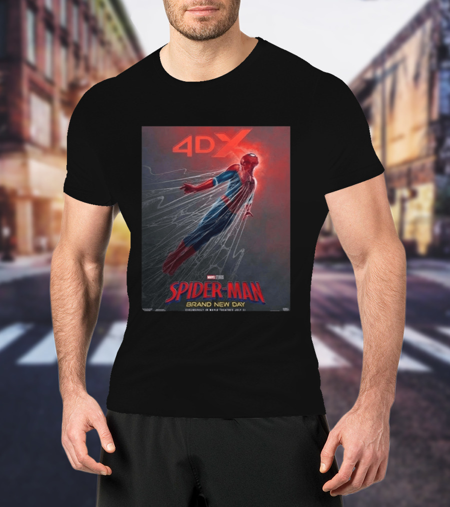 4DX Spider Man Brand New Day Movie Marvel Studios July 31 2026 T-Shirt