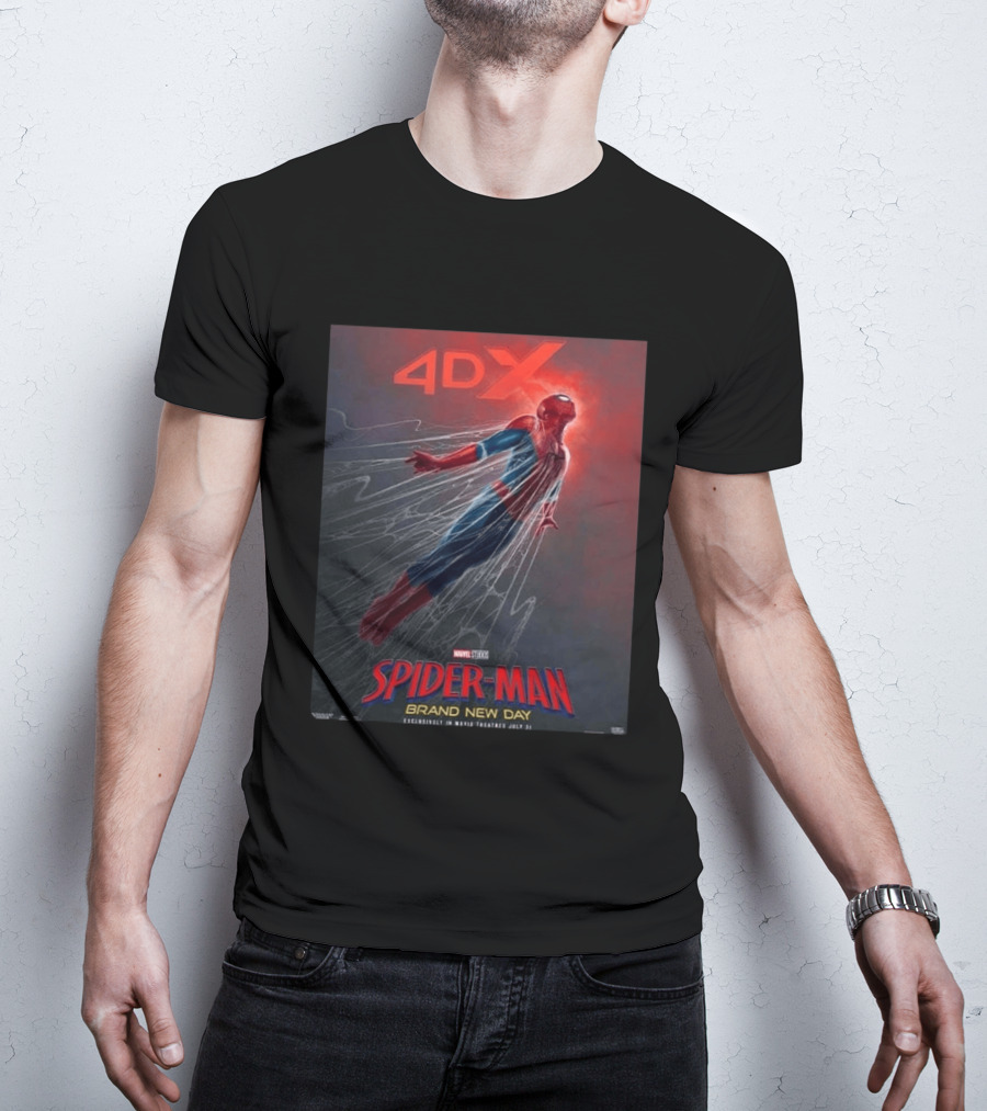 4DX Spider Man Brand New Day Movie Marvel Studios July 31 2026 T-Shirt