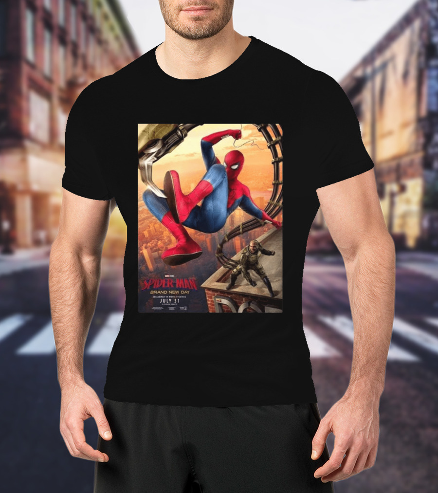 Spider Man Brand New Day Marvel Studios Movie Release July 31 2026 T-Shirt