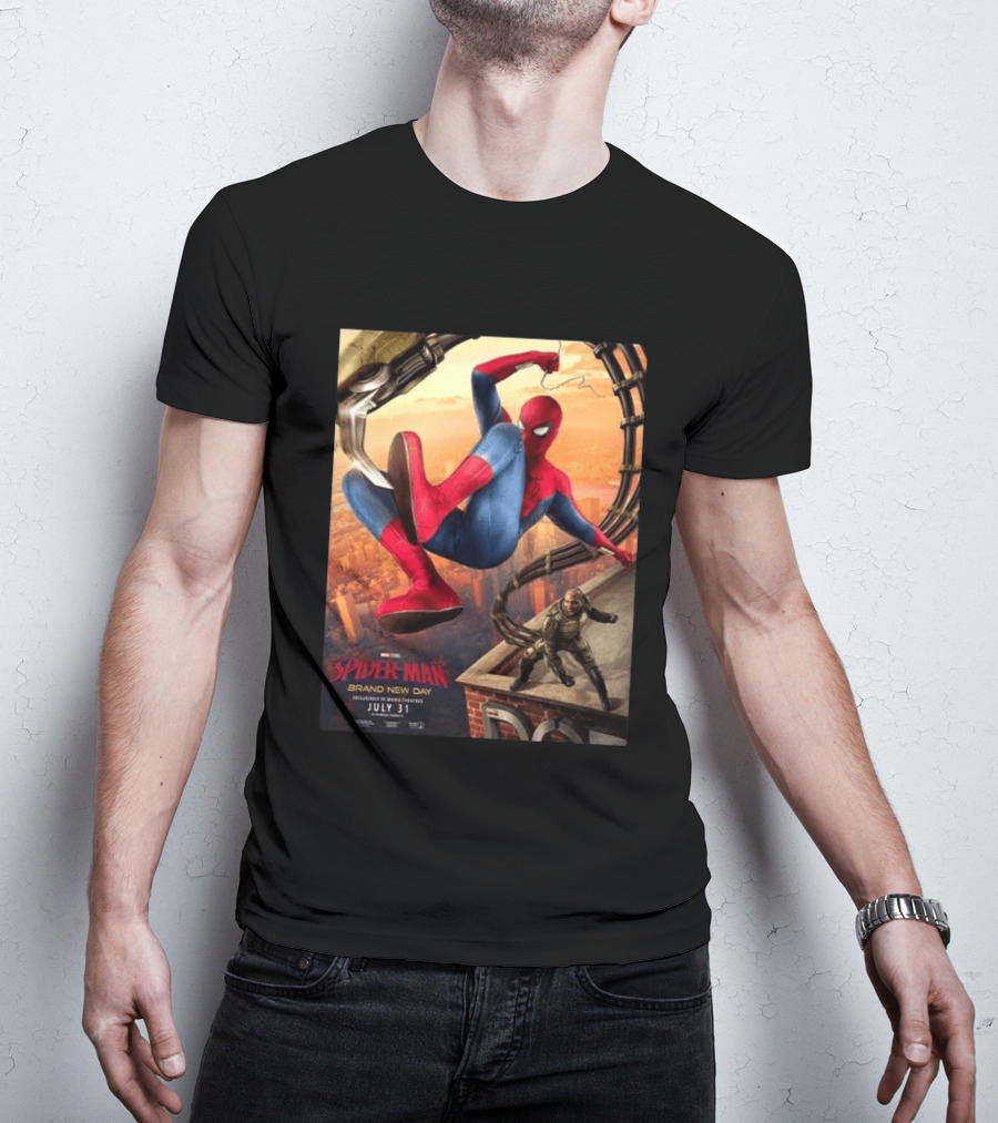 Spider Man Brand New Day Marvel Studios Movie Release July 31 2026 T-Shirt